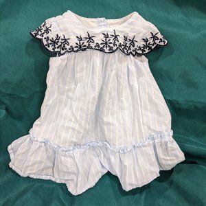 gap 6-12 month blue dress